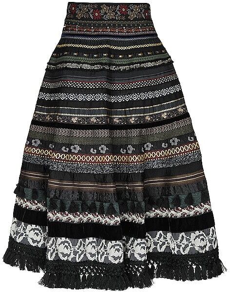 LENA HOSCHEK Bänderrock OPULENCE RIBBON bunt   XL XL