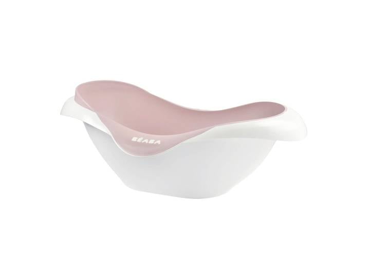 P & B Babybadewanne, Weiß, Altrosa, Kunststoff, 82x55x29 cm, nachwachsender Rohstoff, Pflegen, Baden, Babybadewannen