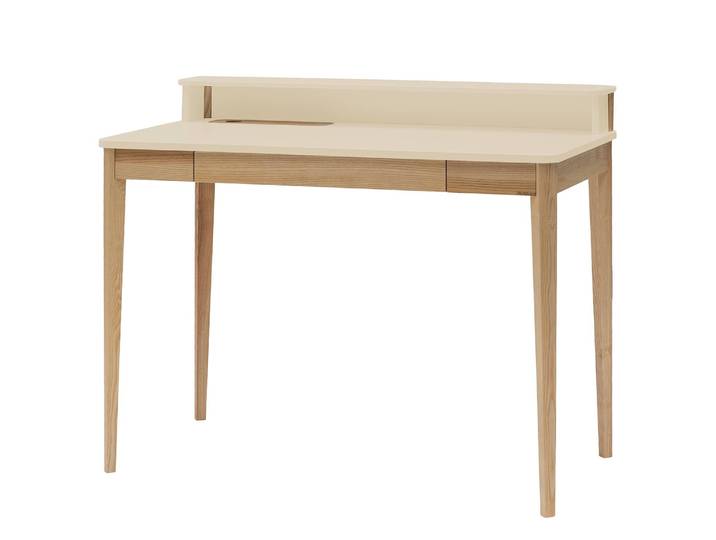 Bureau Niina 110 x 75 x 56cm Blanc/Crème