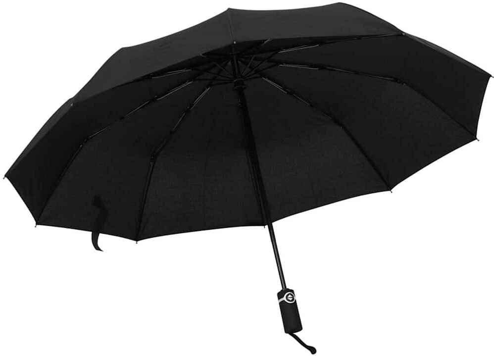 vidaXL Parapluie pliable automatique Noir 104 cm