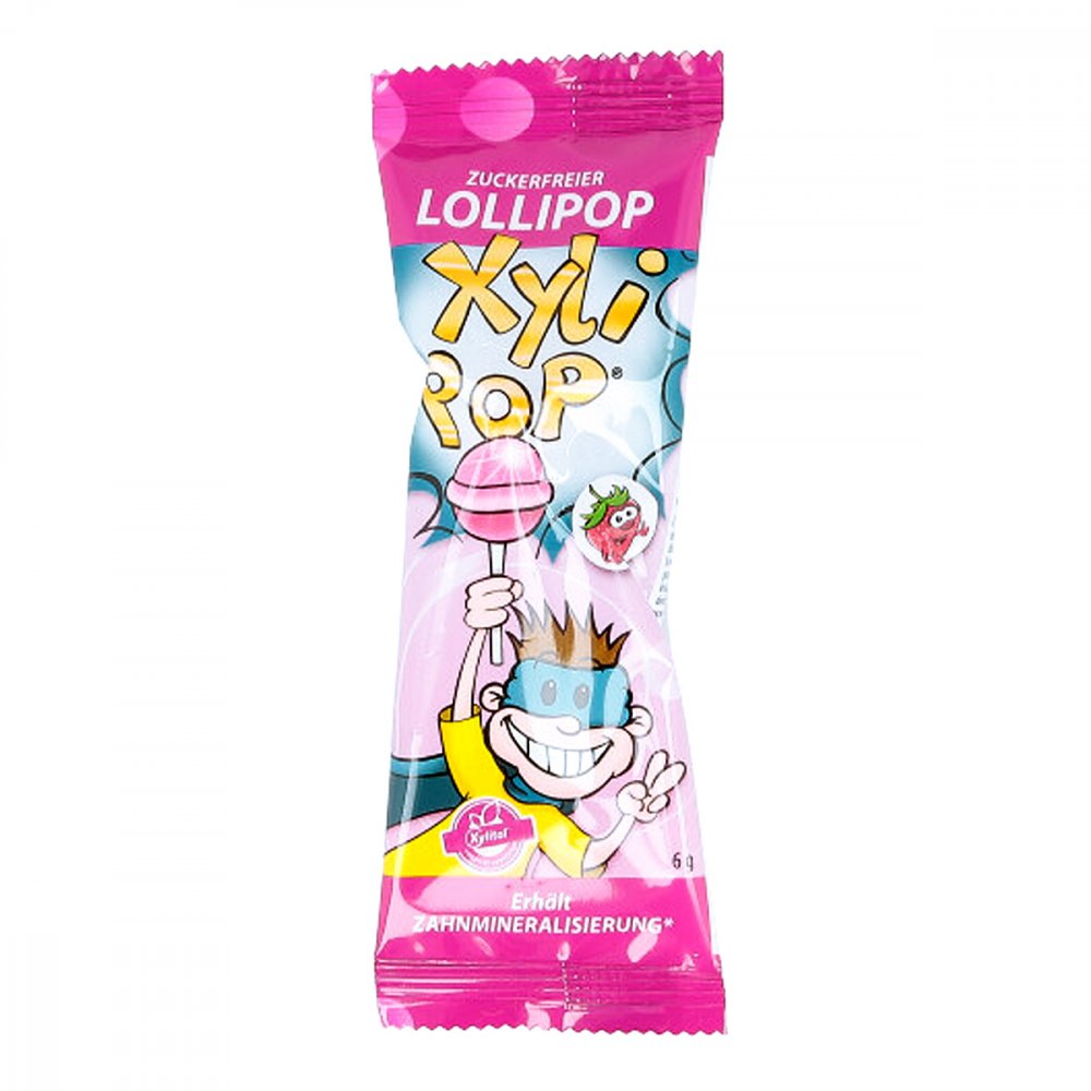 Hager Pharma GmbH Miradent Xylipop Lolli Zahnpflege Lolli Erdbeere 12455823
