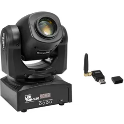 Eurolite TMH-S30 Moving-Head Spot Wireless DMX Set