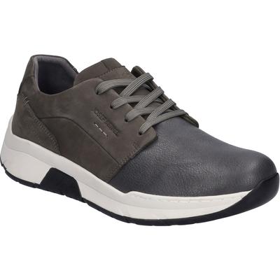 Sneaker JOSEF SEIBEL "Mitchell 02, granit", Herren, Gr. 42, grau (granit), Obermaterial: 100% Rindsleder Leather cow., Schuhe Sneaker