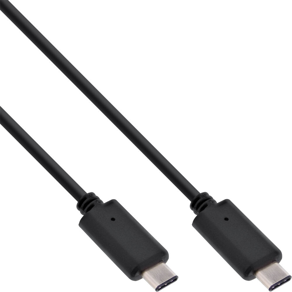 InLine USB 3.1 kabel met Type C stekker/stekker, zwart, 1,5 meter