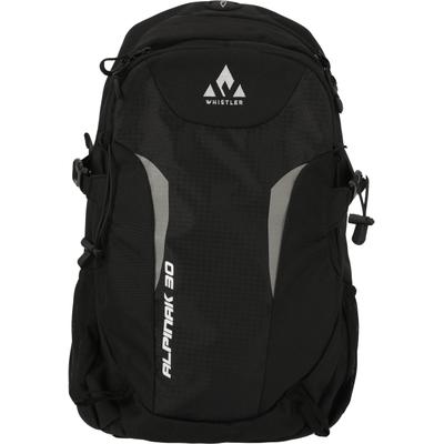 Sportrucksack WHISTLER "Alpinak", schwarz, Rucksäcke, B/H/T: 12cm, Kunstfaser, Nylon, gemustert, mit vielseitigen Taschen, B:12cm