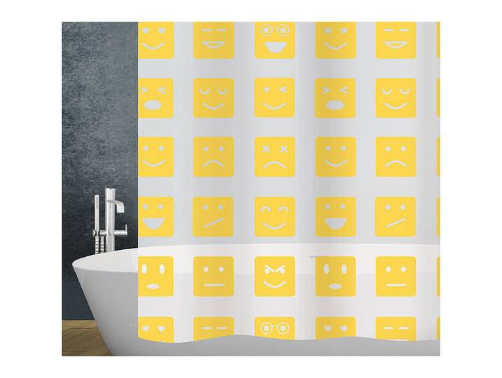 Qualité & Prix Duschvorhang Moods Gelb 120 × 200 cm