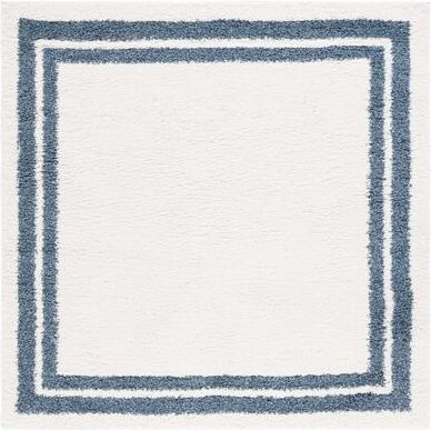 SAFAVIEH Calico Shag Hillechien Border 1.5-inch Thick Rug