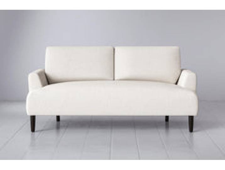 Zweisitzer-Sofa Model 05, Elfenbeinfarbe