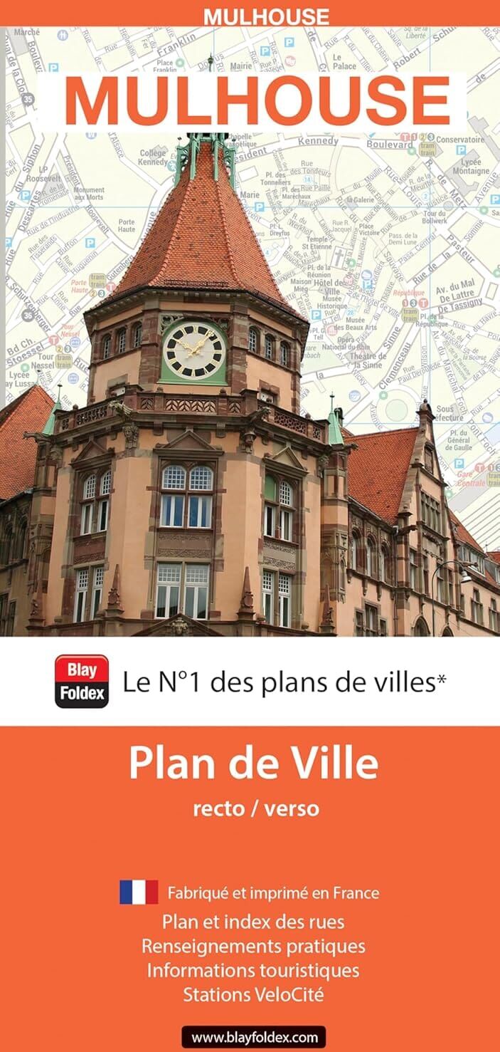 Mulhouse, Haut-Rhin - Plan de ville   Blay Foldex