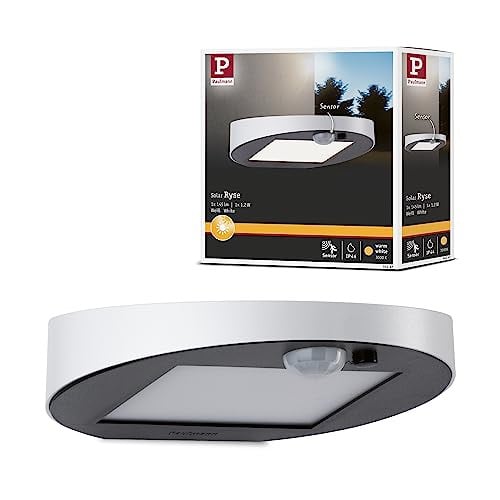 Paulmann Ryse Solar LED buitenwandlamp met bewegingssensor wit