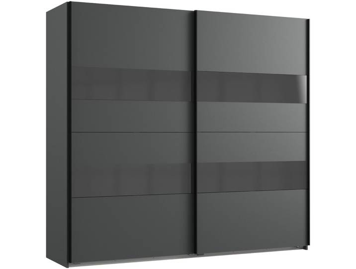 Kleiderschrank Akshay graphit Holzwerkstoff B 225 cm