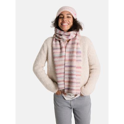 Schal LIEBLINGSSTÜCK "Damen-Strickschal", Damen, Gr. onesize, bunt (315, rose), Wollmischung, Modetücher Schal, mit Woll-Anteil