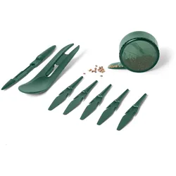 Tchibo - 8-teiliges Aussaathilfe-Set - grün