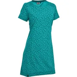 MAUL Damen Kleid Alplersee - Kleid mit Muster e, Größe 38 in Blau Blau