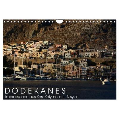 Dodekanes - Impressionen aus Kos, Kalymnos und Nisyros (Wandkalender 2027 DIN A4 quer), CALVENDO Monatskalender