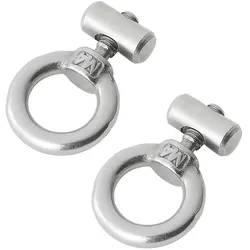 ProPlus 364256V02 2 Stück Endstopper für Kederschiene Ø6-9mm rostfreier Stahl