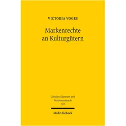 Markenrechte an Kulturgütern, Fachbücher von Victoria Voges