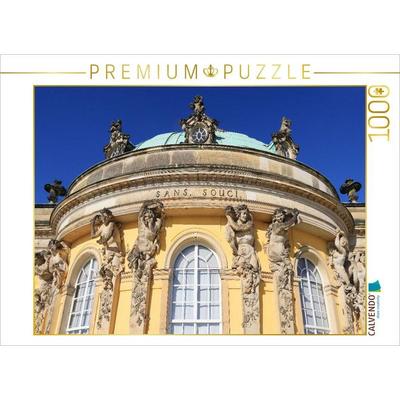 CALVENDO Puzzle Schloss Sanssouci in Potsdam | 1000 Teile Lege-Größe 64x48cm Foto-Puzzle für glückliche Stunden