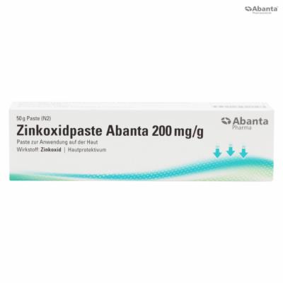 Abanta Pharma GmbH ZINKOXIDPASTE Abanta 200 mg/g Paste z.Anw.a.d.Haut 50 g 19641693