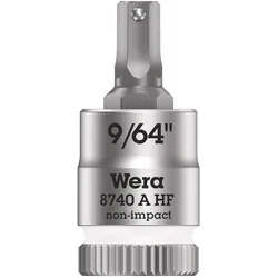 Wera, Steckschlüssel + Stecknuss, Belt A Imperial 1 Zyklop Bitnuss-Satz