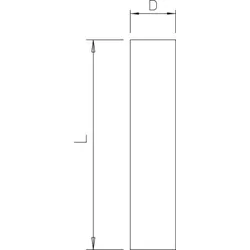 OBO 5408148 Isolationsstange 6000mm Glasfaserverstärkter Kunststoff 101 20-6000  - 5 Stück