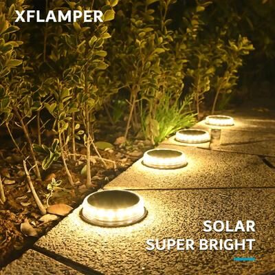 Modern Home Fixes 4PCS Super Bright LED Solar Pathway Light Outdoor IP65 Waterproof 3.7V 1200mAH Ground Lamp 4PCS Super Bright LED Solar Pathway Light Outdoor IP65 Waterproof 3.7V 1200mAH Ground Lamp