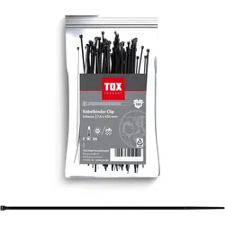 Tox Clip 7,6x450 (100 Stk.) (Kunststoffkabelbinder, 450 mm, 100 Stk.)