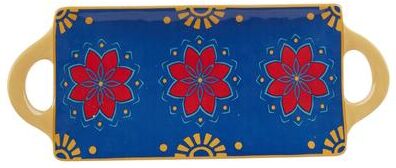 "Certified International Spice Love Rectangular Tray with Handles - 15.75"" x 6.25"" x 1.625"""