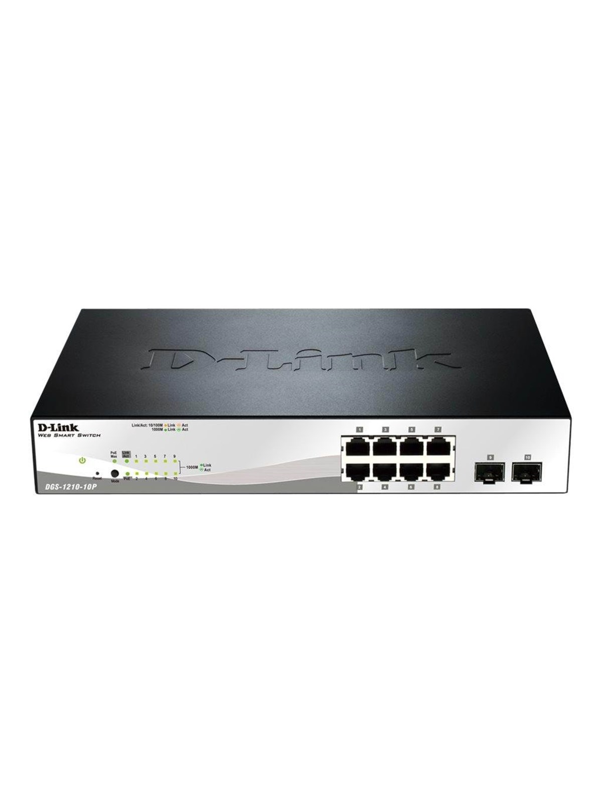 D-Link DGS-1210-10P Smart+ Managed Gigabit Switch