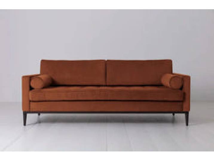 Dreisitzer-Sofa Model 02, Umbrabraun
