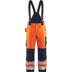 Warnschutz-Winterlatzhose "1885" 100% Polyester - C148 - orange/marine