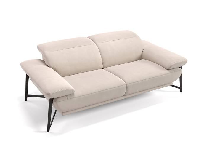 Stoffgarnitur Designsofa 2-Sitzer BIANCO