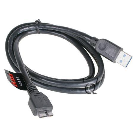 Akasa USB 3.0 Kabel (1 m, USB 3.2 Gen 1) (AK-CBUB04-10BK)