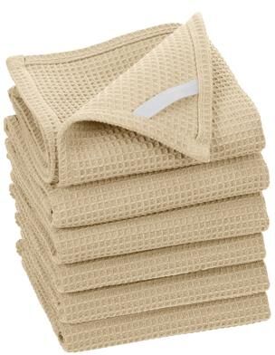 Fabstyles Broadway Waffle Cotton Kitchen Towels - 18x28