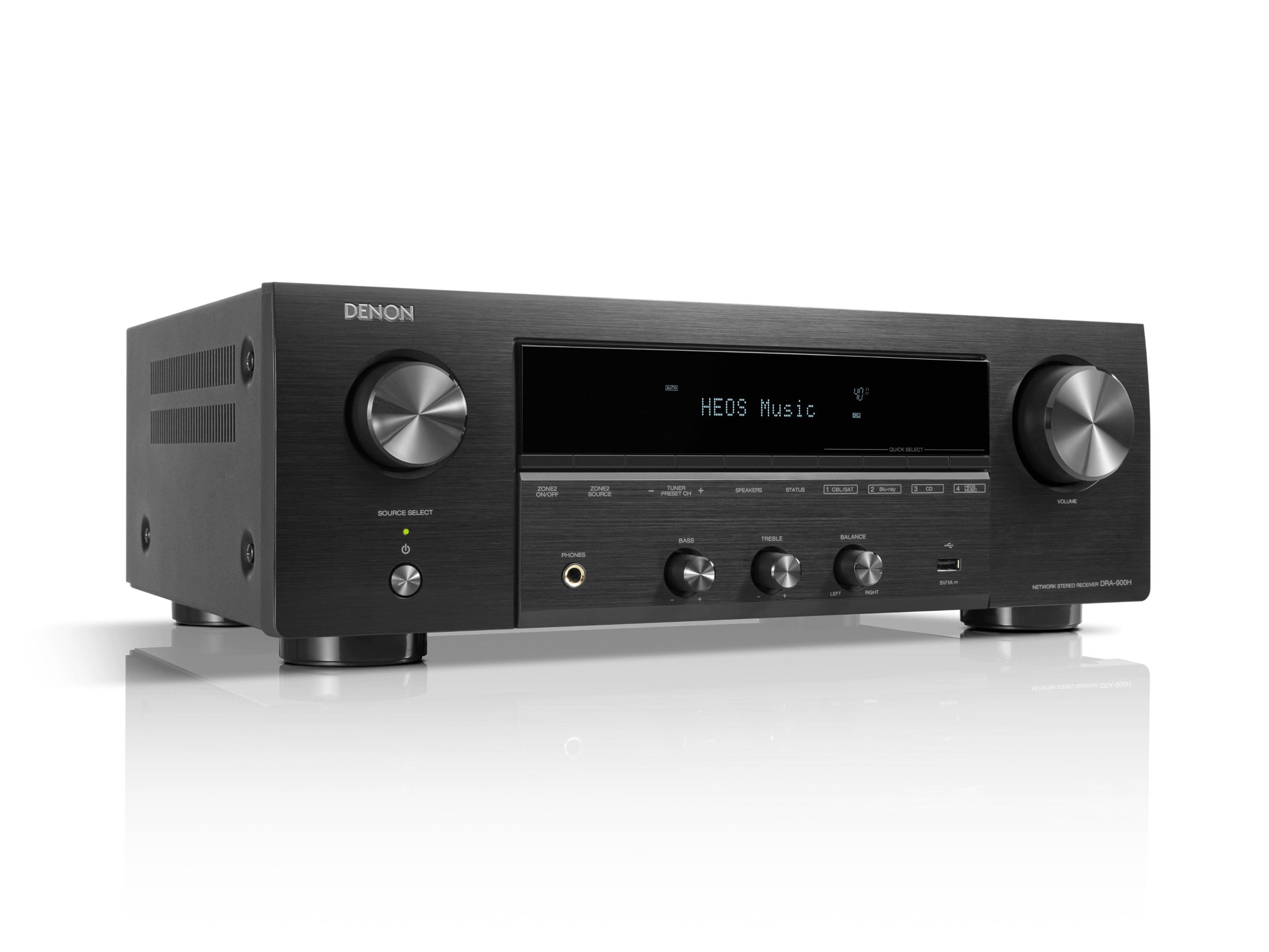 Denon DRA-900H 8K-AV-Verstärker schwarz mit HEOS Built-in