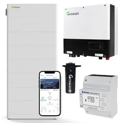 Growatt Set SPH6000TL3-BH-UP 6kW Hybrid-Wechselrichter + 17,9kWh Speicher