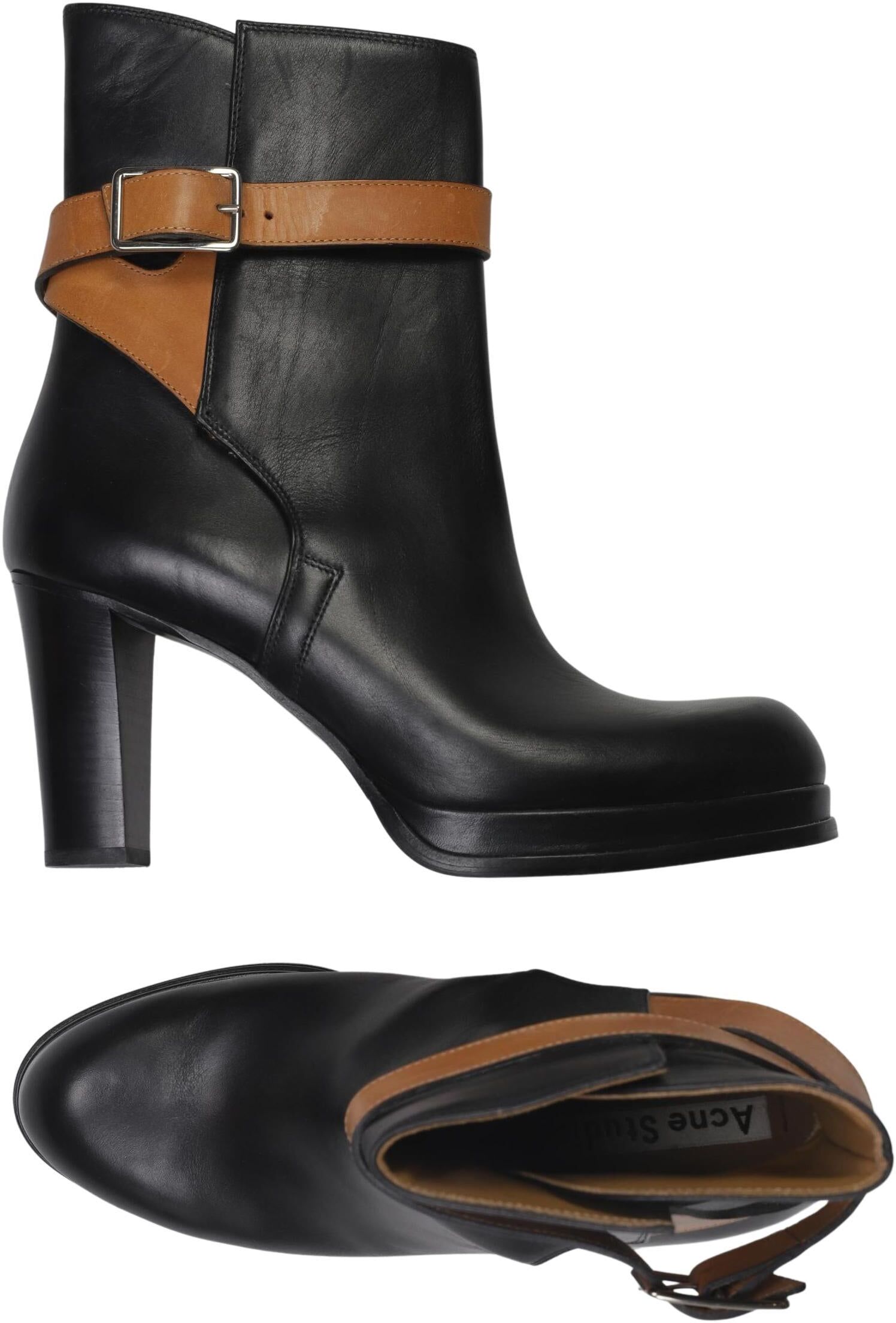 Acne Studios Damen Stiefelette, Mehrfarbig, Gr. EU 39, Leder - Second Hand