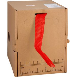 Böttcher-AG Netzschlauch Ø 50 - 100mm, 100m Länge, aus Kunststoff, rot, Stärke 50g/m²