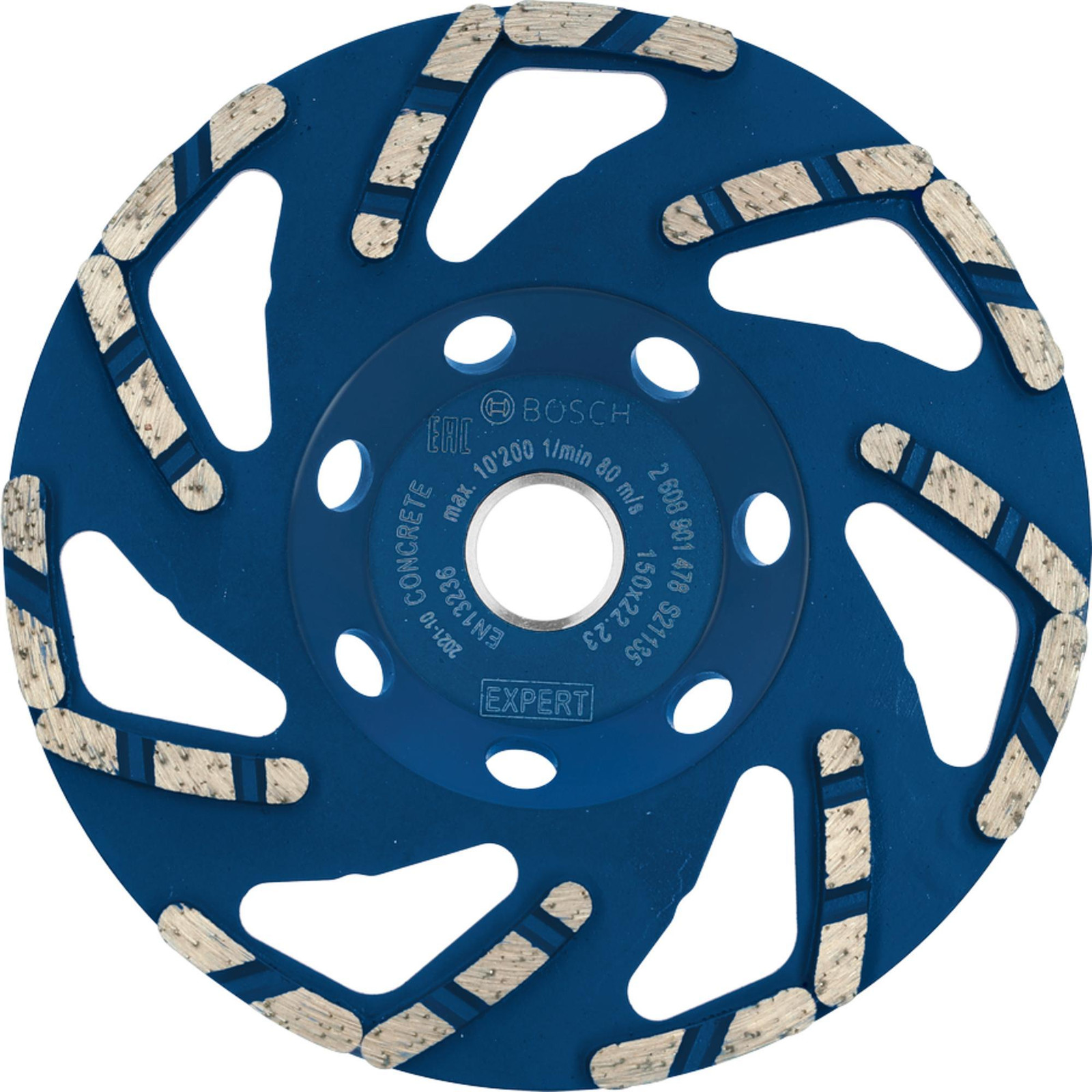 Bosch Zubehör Expert Conische schijf voor betonpotten, 150 x 22,23 x 4,5 mm