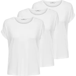 ONLMOSTER O-NECK TOP 3P Damen T-Shirt