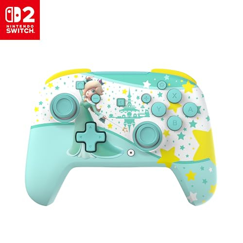 Turtle Beach Rematch Rosalina draadloze controller voor Nintendo Switch en Nintendo Switch 2 met TMR-thumbsticks en aanpasbare RGB