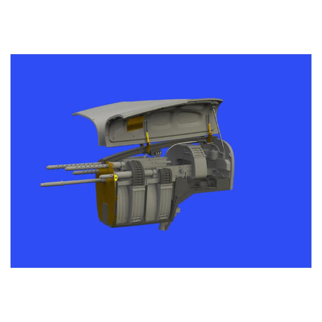Eduard P-38F/G nose gun bay for Tamiya (648533)