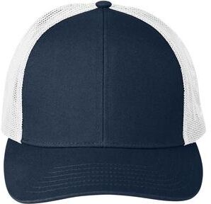 HUK H3L0001 LoPro Snapback Trucker Cap in Navy Blue   60/40 cotton/polyester