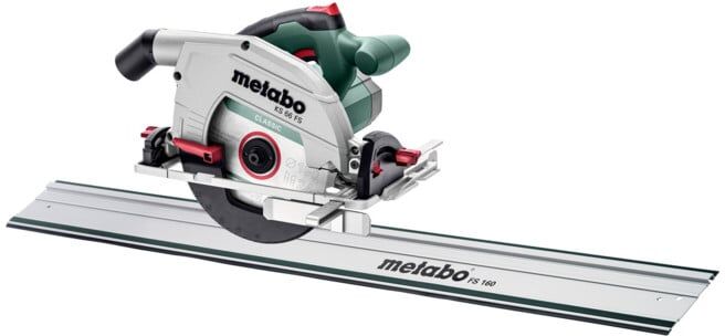 Scie circulaire portative KS 66 FS en set (691135000) avec rail de guidage FS 160 ; Metabo (691135000)