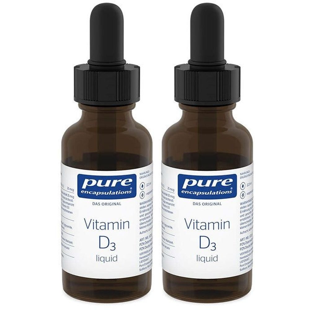 Pure Encapsulations Vitamin D3 Liquid 2x 2x22,5 ml Liquidum