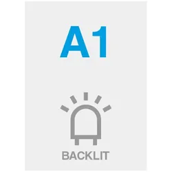 Premium Backlit PP Folie 200g/m2, Satin Oberfläche, A1 (594x841mm)