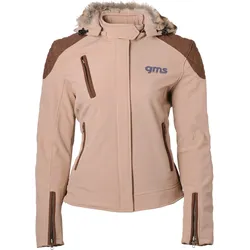 GMS-Moto Luna, Textiljacke Damen - Beige/Braun - XS
