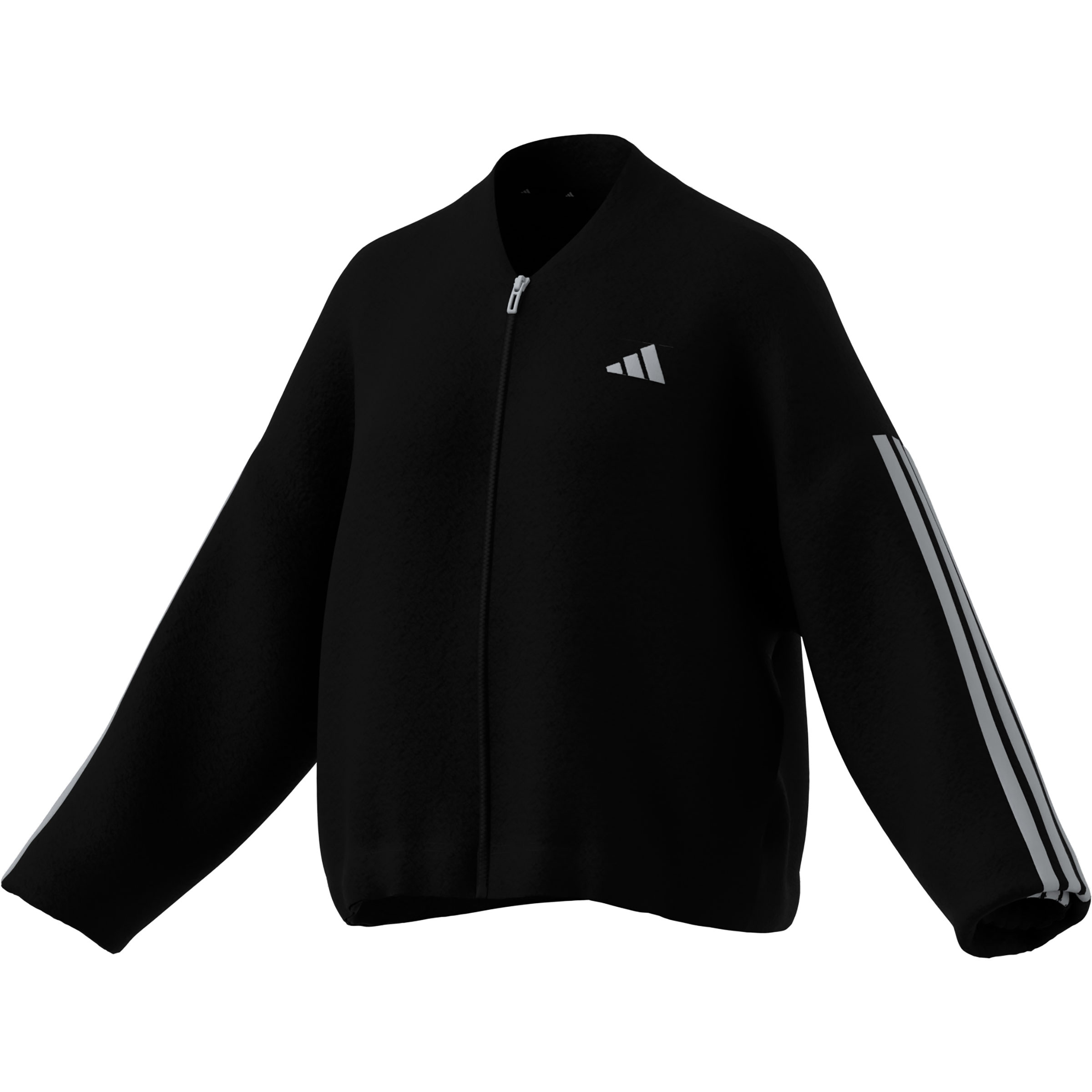 adidas Holiday High Pile Fleece Damen Fleecejacke schwarz Größe S Lifestyle Elastisch