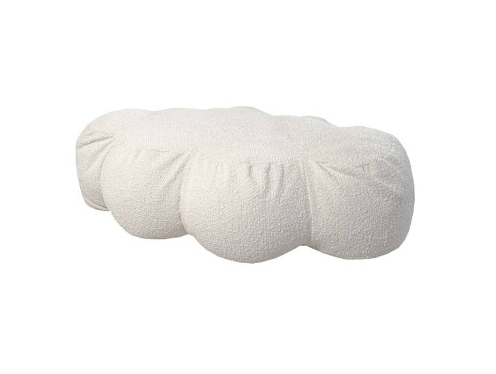 Pouf nuage déhoussable en laine bouclée