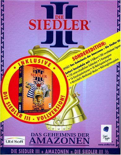 ak tronic - Die Siedler III: Das Geheimnis der Amazonen - Sonderedition inkl. Die Siedler III Vollversion [Software Pyramide] - Preis vom 15.10.2026 23:06:25 h